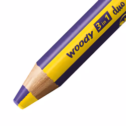 STABILO woody 3 in 1 duo Violet, Jaune 1 pièce(s)