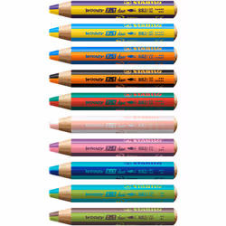 STABILO woody 3 in 1 duo Violet, Jaune 1 pièce(s)