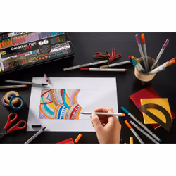 STABILO Creative Tips stylo-feutre Noir, Gris clair 10 pièce(s) - Vue supplémentaire 6