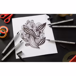 STABILO Creative Tips stylo-feutre Noir, Gris clair 10 pièce(s) - Vue supplémentaire 7