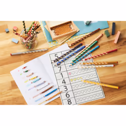 STABILO EASYcolors R Bleu violet, Marron, Carmin, Vert émeraude, Or, Vert, Gris, Marine, Ocre, Argent, Blanc, Jaune vert 12 pièce(s) - Vue supplémentaire 7