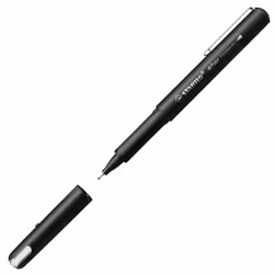 STABILO dr!ver, Noir, Fin, Noir, Encre à base d'eau, 0,4 mm, Métal