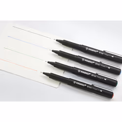 STABILO dr!ver stylo fin Noir, Bleu, Vert, Rouge 4 pièce(s) - Vue supplémentaire 8
