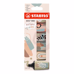 STABILO BOSS MINI, 6 pièce(s), Multicolore, 3 an(s), Pointe biseautée, 2 mm, 5 mm