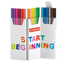 STABILO Pen 68 stylo-feutre Moyen Multicolore 18 pièce(s)