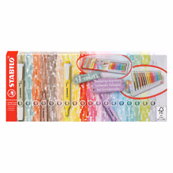 STABILO swing cool marqueur 18 pièce(s) Pointe biseautée Multicolore