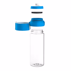 Brita Fill&Go Bouteille d'eau filtrante 0,6 L Bleu, Transparent