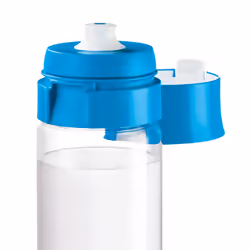 Brita Fill&Go Bouteille d'eau filtrante 0,6 L Bleu, Transparent