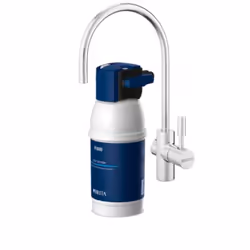 Brita mypure P1, Système de filtration d'eau sous evier, Bleu, Blanc