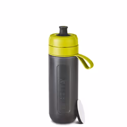 Brita Fill&Go Active, 600 ml, Sports, Noir, Citron vert, Plastique, Adulte, Homme/femme
