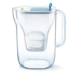 Brita Style Filtre à eau pour carafe 2,4 L Bleu, Transparent