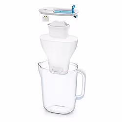 Brita Style Filtre à eau pour carafe 2,4 L Bleu, Transparent