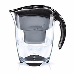 Brita Elemaris XL, Filtre à eau pour carafe, 3,5 L, Noir, Transparent