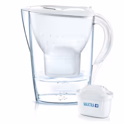 Brita 1039164, Filtre à eau pour carafe, 2,4 L, Transparent, Blanc