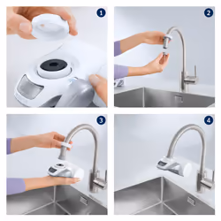 Brita Sistema On Tap Filtre à eau pour robinet Argent, Blanc - Vue supplémentaire 6