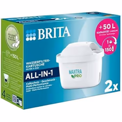 Cartouches filtrantes - BRITA - MAXTRA PRO ALL-IN-1 - Lot de 2 - Multicolore - Haute qualité