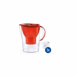 Carafe filtrante Brita Marella avec 1 cartouche Maxtra Pro 1051120 Rouge - Bouteille et carafe filtrante.