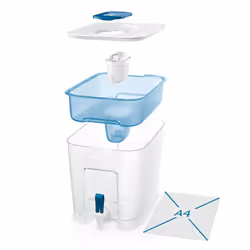 Brita 1051463 filtre à eau Filtre à eau à poser sur le plan de travail 8,2 L Bleu, Blanc