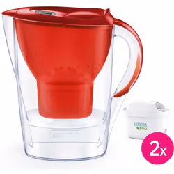 Carafe filtrante BRITA - 1051500 Gamme : Marella Type : Carafe filtrante Capacité totale (L) : 2.4 Capacité d'eau filtrée (L) ...