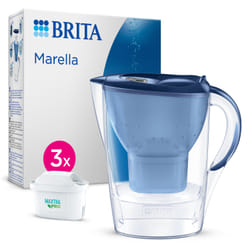 Brita Marella Filtre à eau pour carafe 1,4 L Bleu, Transparent