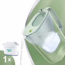 Brita 1052237, Filtre à eau pour carafe, 2,4 L, Vert, Transparent