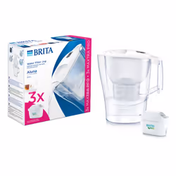 Brita 1052801, Filtre à eau à poser sur le plan de travail, 2,4 L, Blanc
