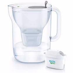 Brita 1052803, Filtre à eau à poser sur le plan de travail, 3,6 L, Gris