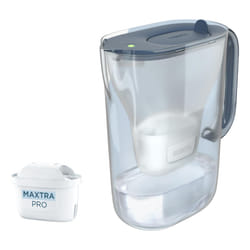 Brita Style Essential Filtre à eau pour carafe 2,4 L Couleur de la pierre, Transparent