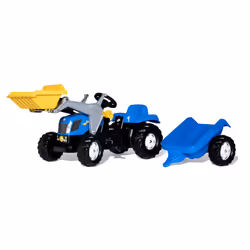 rolly toys rollyKid New Holland T 7040, 2,5 an(s), 4 roue(s), Noir, Bleu, Gris, Jaune