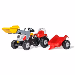 rolly toys rollyKid Steyr CVT 6165, 2,5 an(s), Noir, Gris, Rouge
