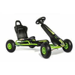 ROLLY TOYS Kart à pédales Ferbedo GoKart - Noir/Vert
