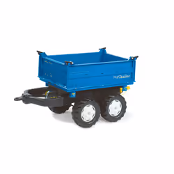 rolly toys rollyMega Trailer, Remorque de tracteur jouet, 3 an(s), Noir, Bleu