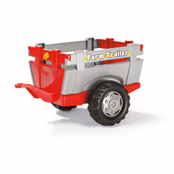 rolly toys rollyFarm Trailer, Remorque jouet, 2,5 an(s), Gris, Rouge