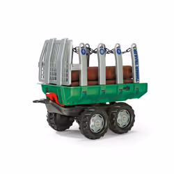 rolly toys rollyTimber Trailer, Remorque jouet, 3 an(s), Noir, Vert, Gris