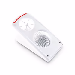 Leifheit 03121 Coupe-œufs Blanc Plastique, Acier inoxydable
