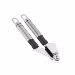 Leifheit 03124, Presse-ail, Noir, Acier inoxydable, Plastique, Acier inoxydable, Acier inoxydable, Anneau de suspension, CE