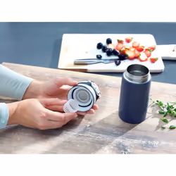 Leifheit 03247 thermos 350 ml Noir, Bleu Acier inoxydable - Vue supplémentaire 5
