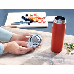 Leifheit 03273 thermos 600 ml Noir, Rouge Acier inoxydable - Vue supplémentaire 4