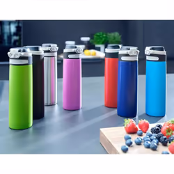 Leifheit Bouteille thermos Flip 600 ml Violet