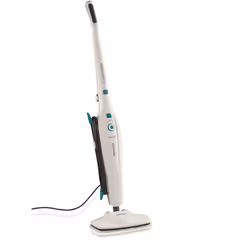 Leifheit CleanTenso, Steam mop, 0,55 L, Turquoise, Blanc, Rotatif, IPX4, 1200 W