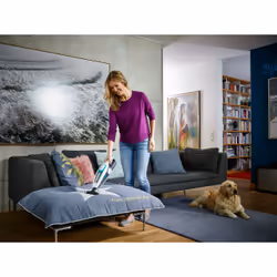 Leifheit PowerVac 2in1 aspirateur de table Noir, Bleu, Blanc Sans sac