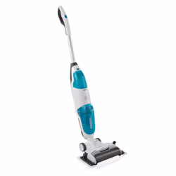 Leifheit 11935, Steam mop, 0,5 L, Bleu, Blanc, Batterie, Sol dur, Laminé, Carrelage, 26 min