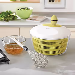 Leifheit 23069 essoreuse a salade Vert, Transparent, Blanc Manivelle/poignet