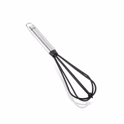 Leifheit 24062, Fouet, Noir, Acier inoxydable, Nylon, Acier inoxydable, Acier inoxydable, Trou d'accroche, 160 °C