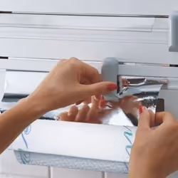 Leifheit 25703 support de papier essuie-main Support de papier toilette monté au mur Gris, Blanc