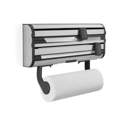 Leifheit 25793 support de papier essuie-main Support de papier toilette monté au mur Acier inoxydable Noir, Acier inoxydable