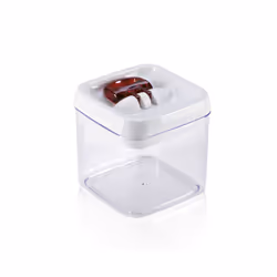 Leifheit 31209, Boîte, Rectangulaire, 1 L, Rouge, Transparent, Blanc, 1 pièce(s)