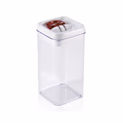Leifheit 31210, Boîte, Rectangulaire, 1,2 L, Rouge, Transparent, Blanc, 1 pièce(s)