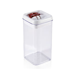 Leifheit 31210 boîte hermétique alimentaire Rectangulaire 1,2 L Rouge, Transparent, Blanc 1 pièce(s)