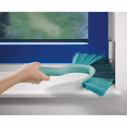 Leifheit 41510 brosse de nettoyage Aluminium, Noir, Turquoise